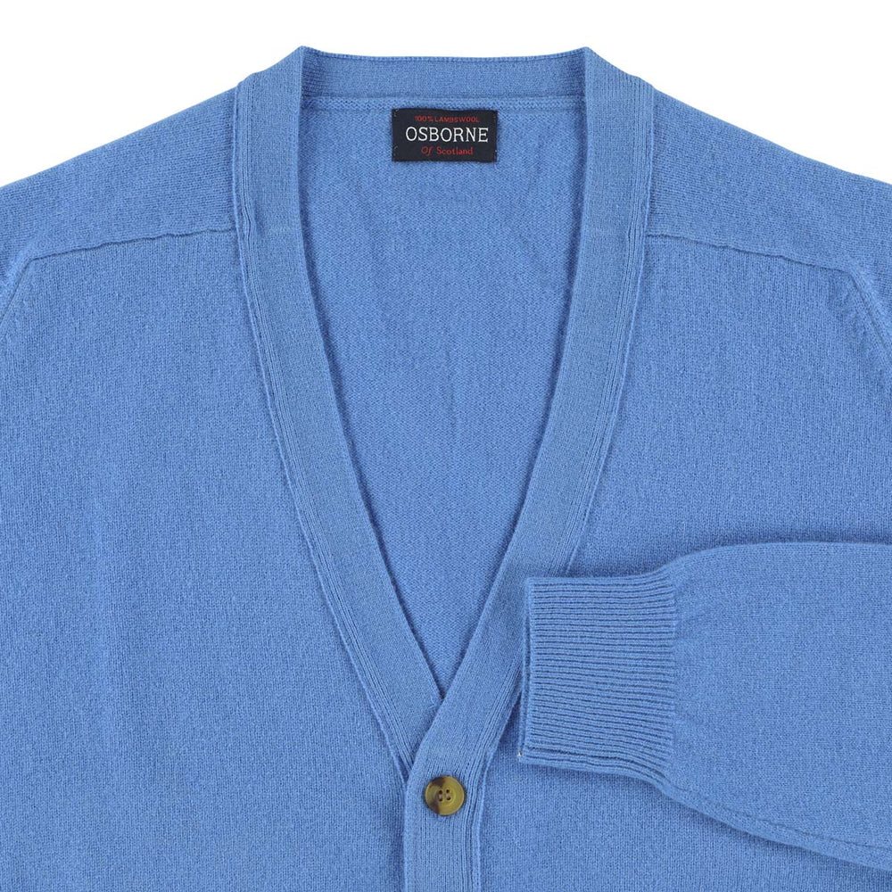 Lammwolle butonierte Strickjacke - Casino