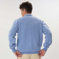 Lambswool butonned cardigan - Glacier