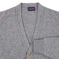 Lambswool butonned cardigan - Grey Mix