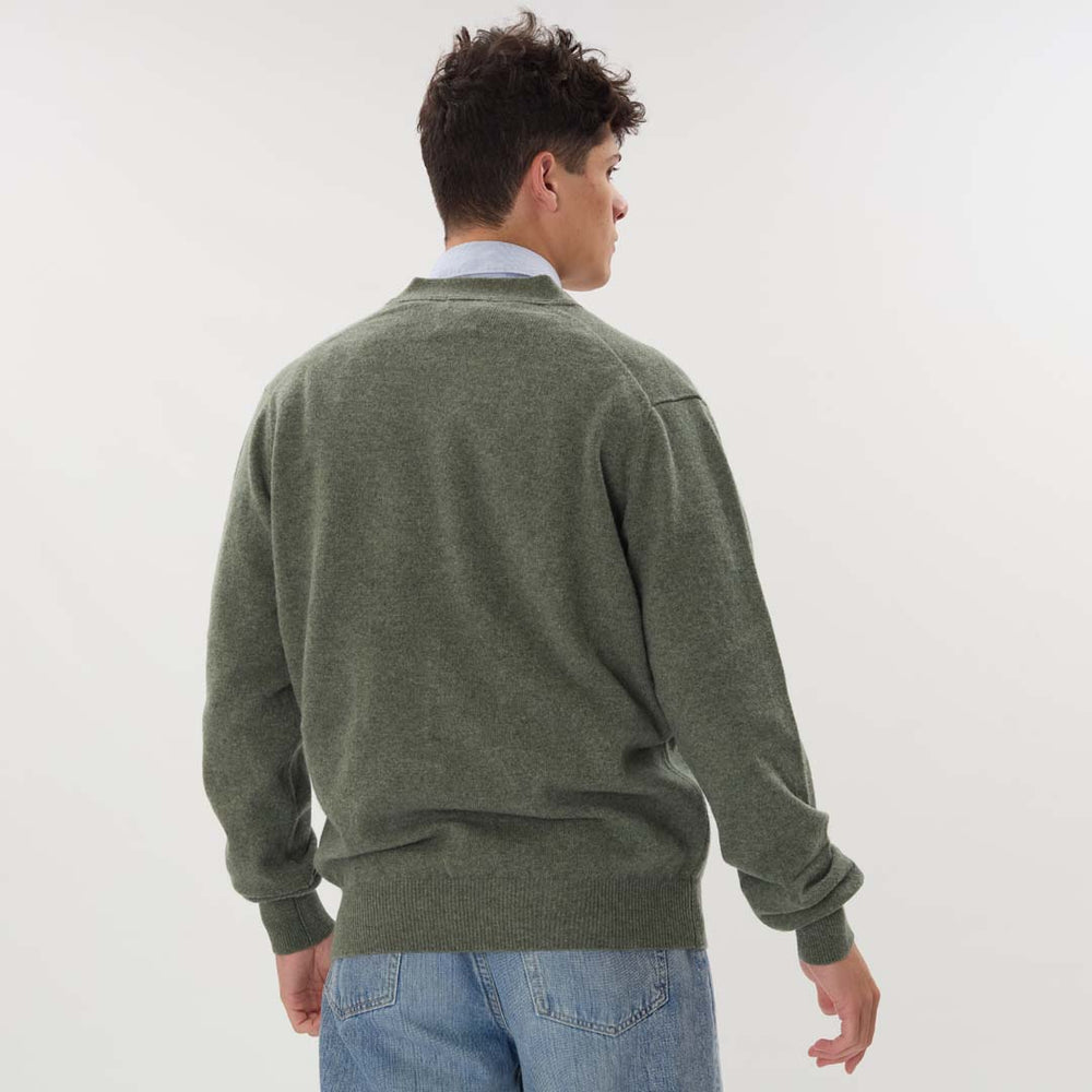 Lambswool butonned cardigan - Landscape
