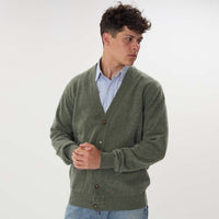 Lambswool butonned cardigan - Landscape