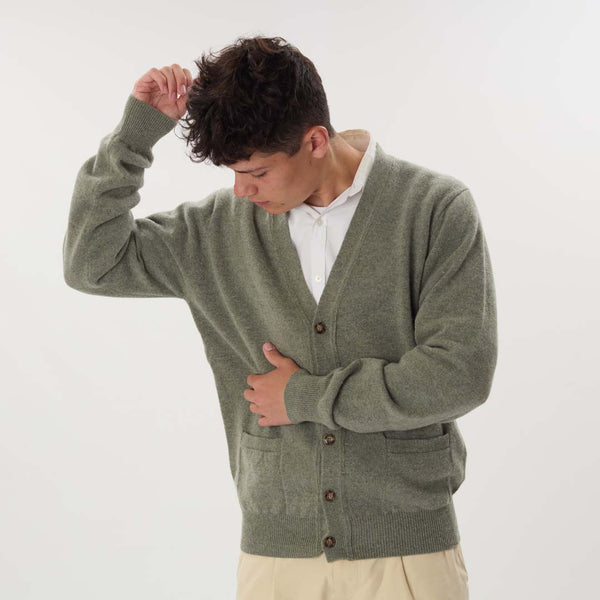 Lambswool butonned cardigan - Orchard 223