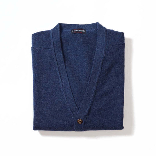 Lammwolle butonierte Strickjacke - Rhapsody