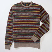 Lambswool Fair Isle crew neck - Col 11
