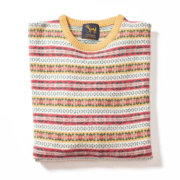 Lana d'agnello Fair Isle girocollo - Col3