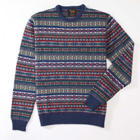 Lambswool Fair Isle crew neck - Col 5