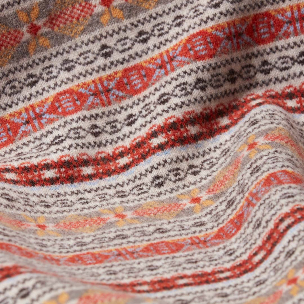 Lambswool Fair Isle crew neck - Col 6