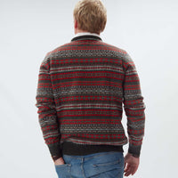 Lambswool Fair Isle crew neck - Col 7