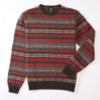 Lambswool Fair Isle crew neck - Col 7