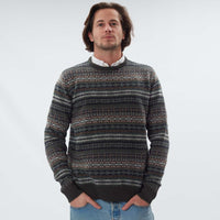Lambswool Fair Isle crew neck - Col 8
