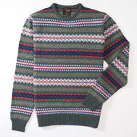 Lambswool Fair Isle crew neck - Col 9