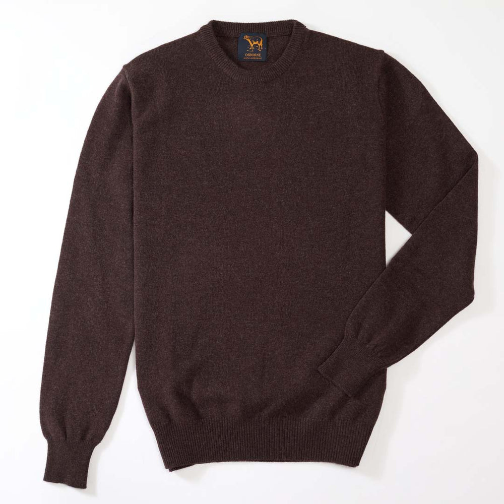 Lambswool crew neck - Bournville 426