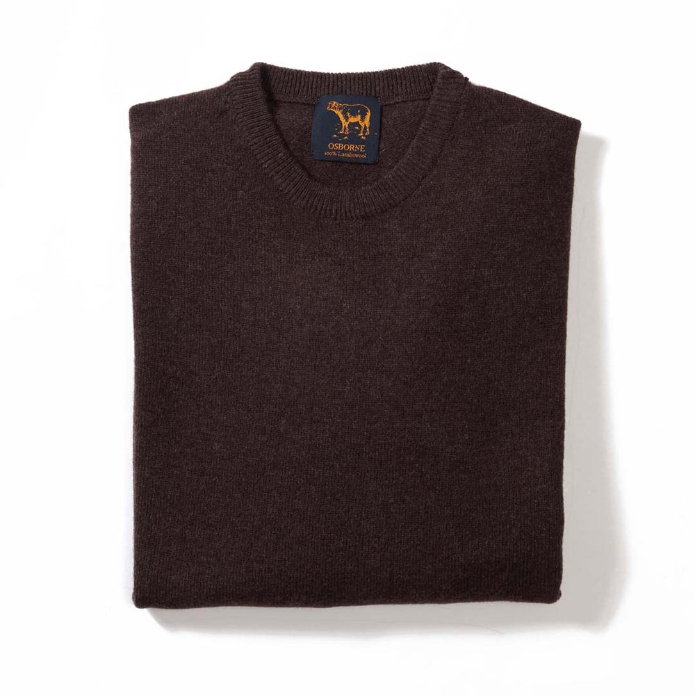 Lambswool crew neck - Bournville 426