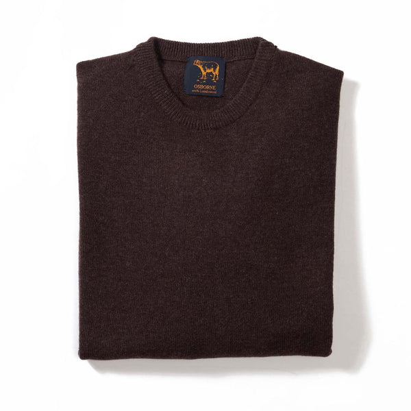 Lambswool crew neck - Bournville 426