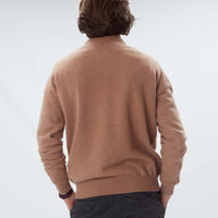 Lambswool crew neck - Camel
