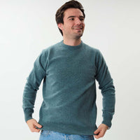 Lambswool crew neck - Caspian