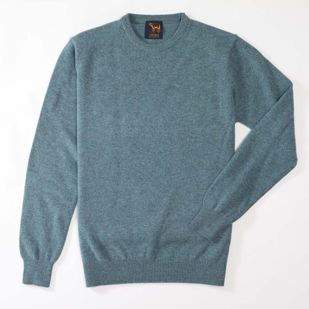 Lambswool crew neck - Caspian