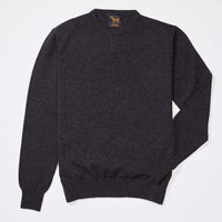 Lambswool crew neck - Charcoal