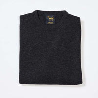 Lambswool crew neck - Charcoal