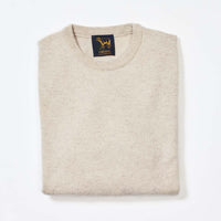Lambswool crew neck - Clay