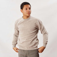 Lambswool crew neck - Cobble