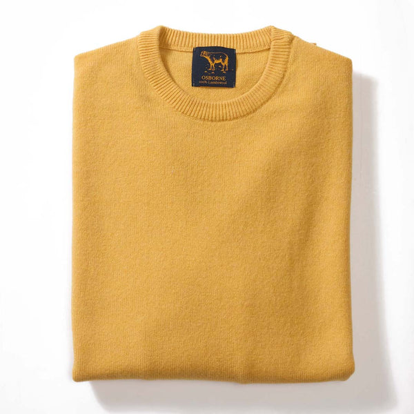 Lambswool crew neck - Corn