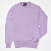 Lambswool crew neck - Dahlia