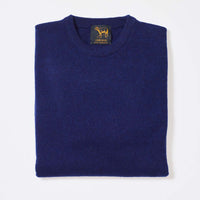 Lambswool crew neck - Dark Cobalt