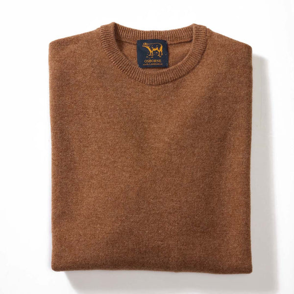 Lana d'agnello girocollo - Driftwood