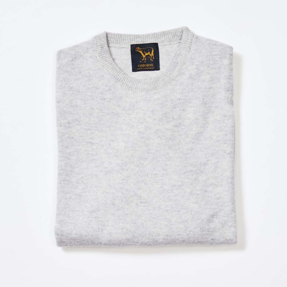Lambswool crew neck - Feather