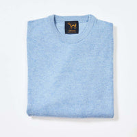 Lambswool crew neck - Glacier