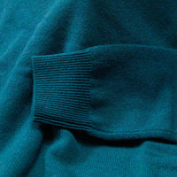 Lambswool crew neck - Grecian Sea