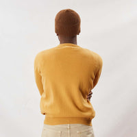 Lambswool crew neck - Harvest gold