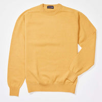 Lambswool crew neck - Harvest gold