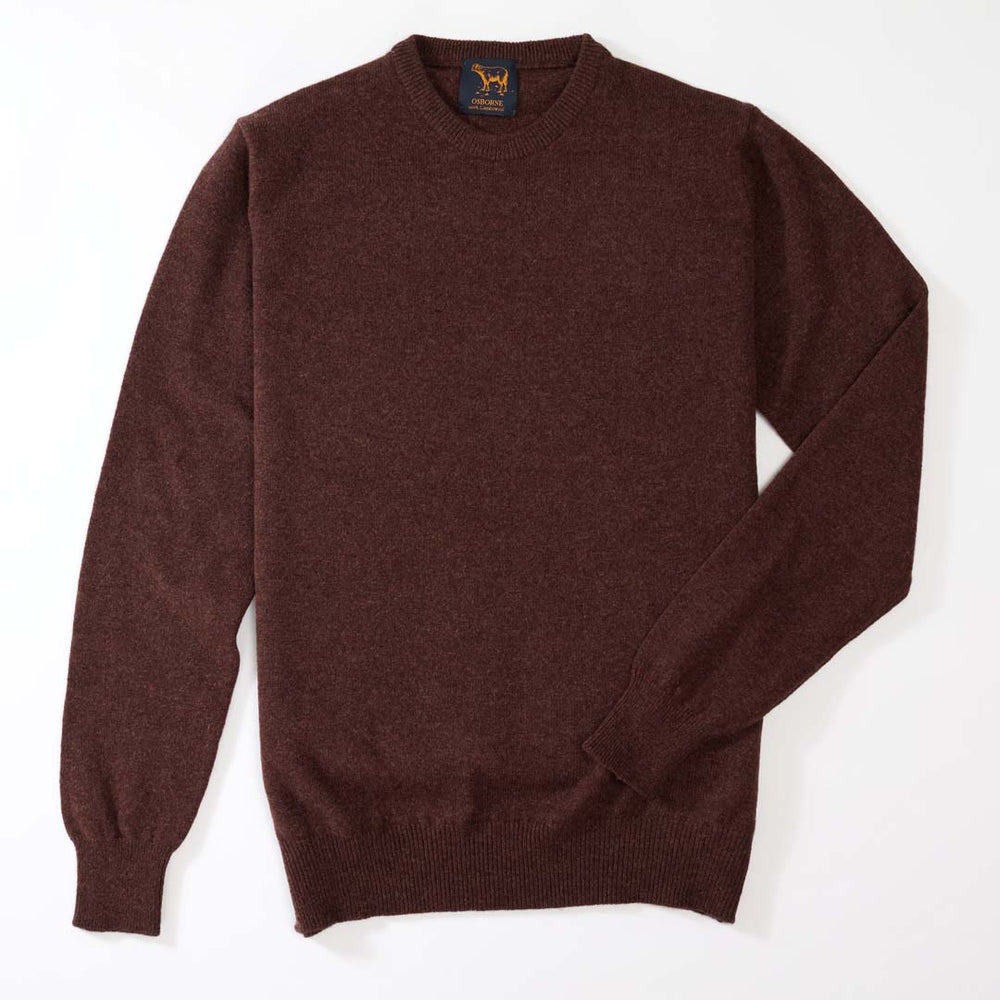 Lambswool crew neck - Hickory
