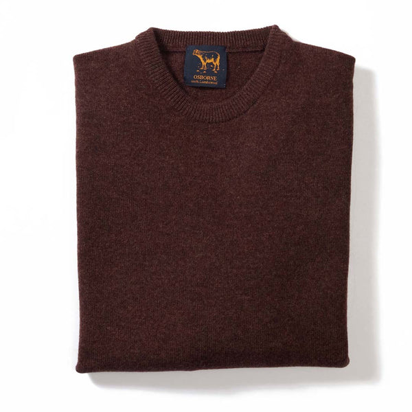 Lambswool crew neck - Hickory