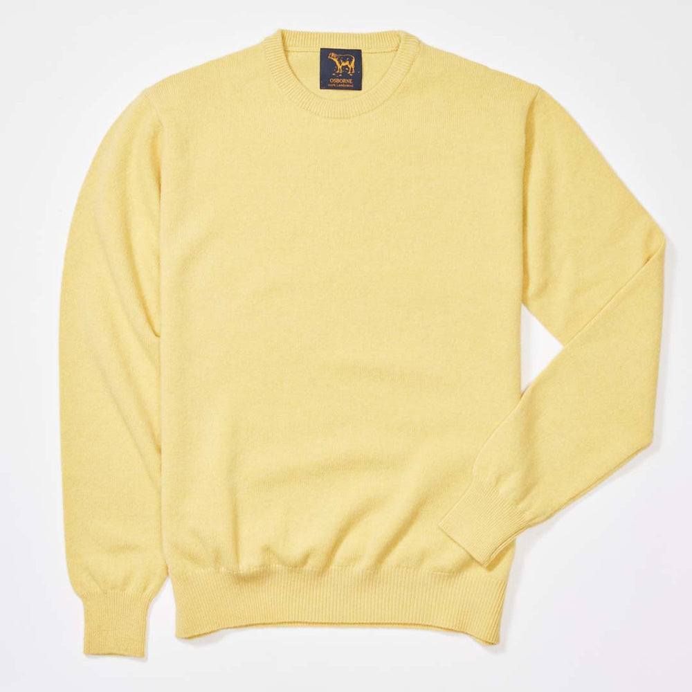 Lambswool crew neck - Laguna