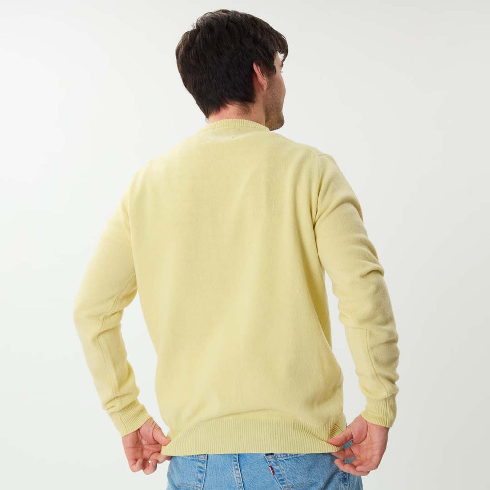 Lambswool crew neck - Lemonade