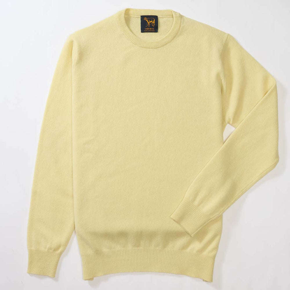 Lambswool crew neck - Lemonade