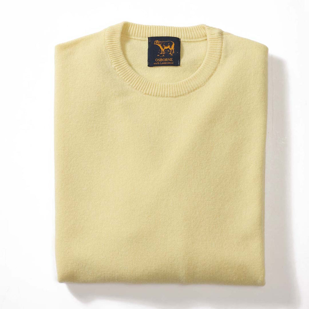 Lambswool crew neck - Lemonade