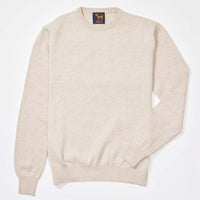 Lambswool crew neck - Linen
