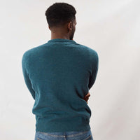 Lambswool crew neck - Mallard