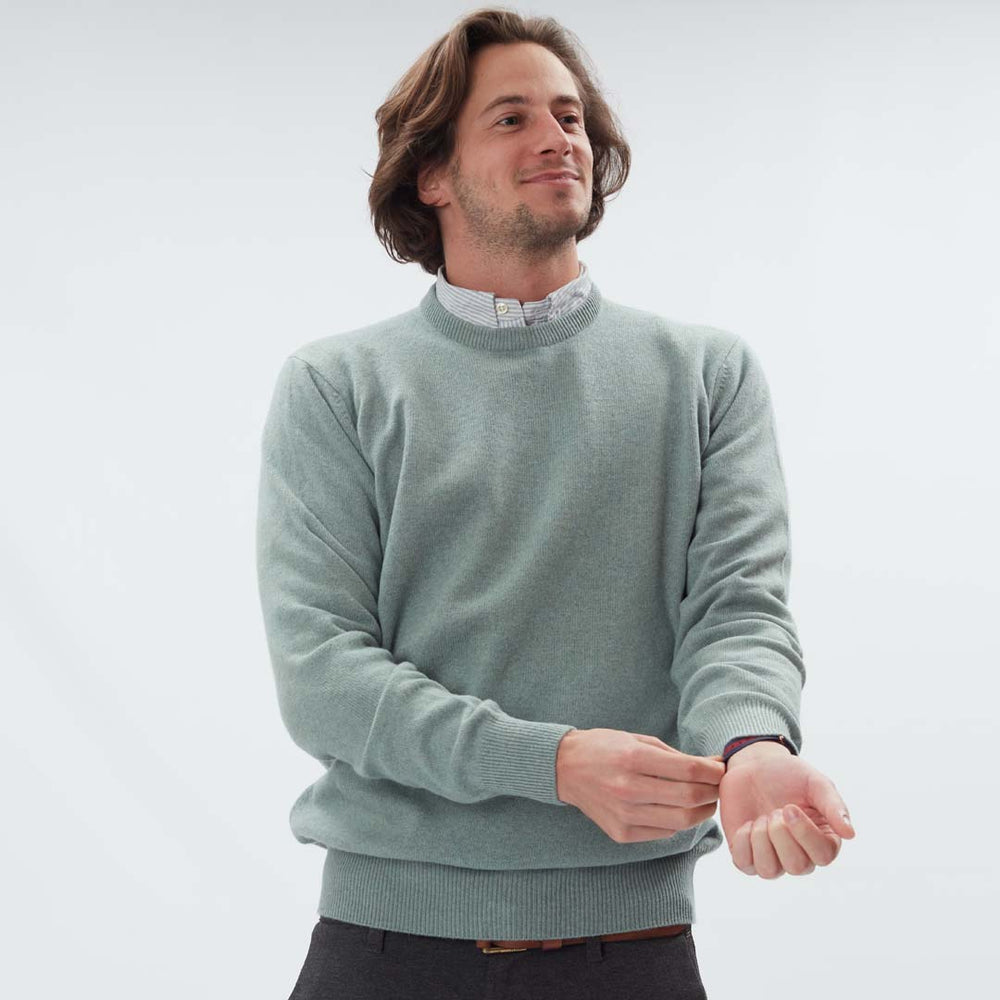Lambswool crew neck - Mojito