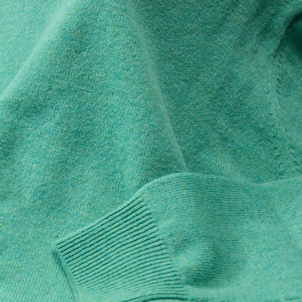 Lambswool crew neck - Munsell Green
