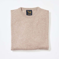 Lambswool crew neck - Mushroom