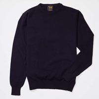 Lambswool crew neck - Navy