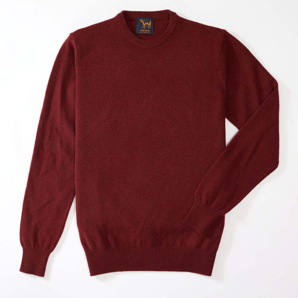Lambswool crew neck - Nebula