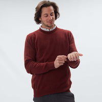 Lambswool crew neck - Nebula