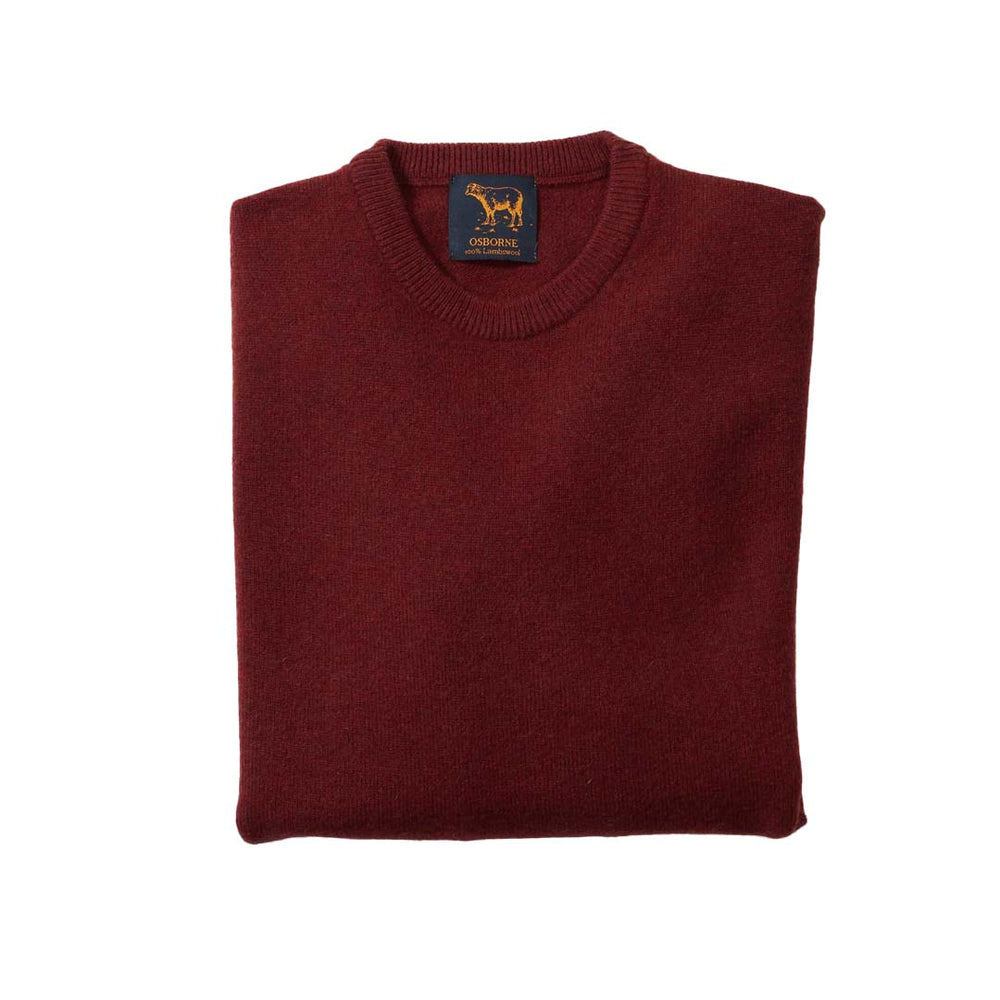 Lambswool crew neck - Nebula