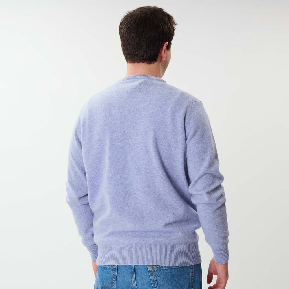 Lambswool crew neck - Pale Lavender